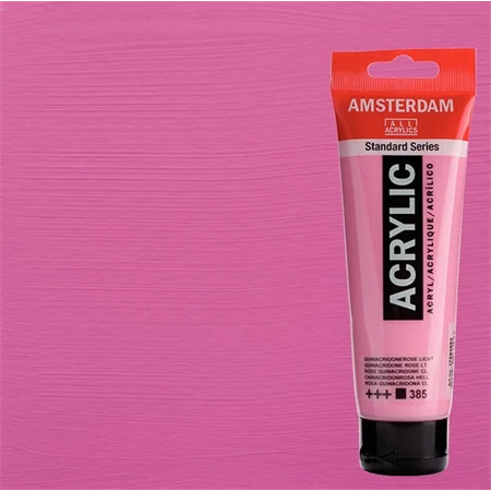 Akrilfesték AMSTERDAM 120ml 385 quinacridone rose light
