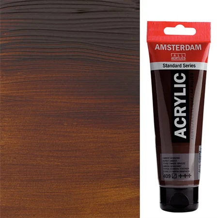 Akrilfesték AMSTERDAM 120ml 409 burnt umber