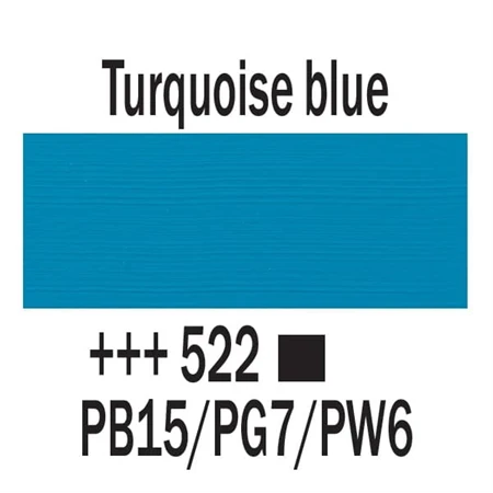Akrilfesték AMSTERDAM 120ml 522 turquoise blue