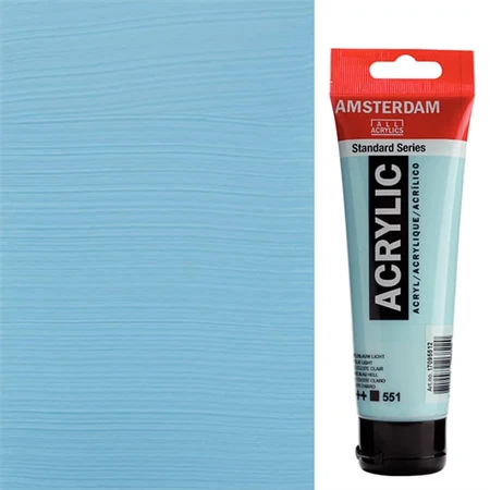 Akrilfesték AMSTERDAM 120ml 551 sky blue light