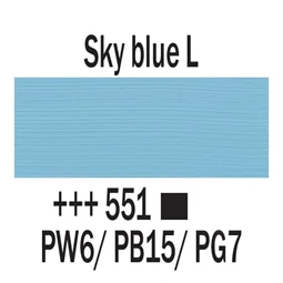 Akrilfesték AMSTERDAM 120ml 551 sky blue light