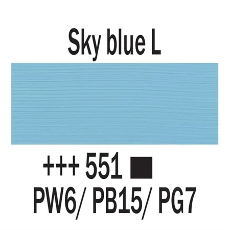 Akrilfesték AMSTERDAM 120ml 551 sky blue light