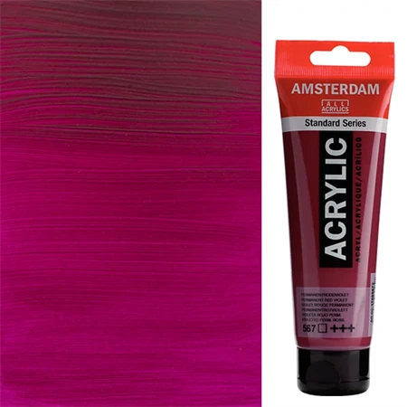 Akrilfesték AMSTERDAM 120ml 567 permanent red violet