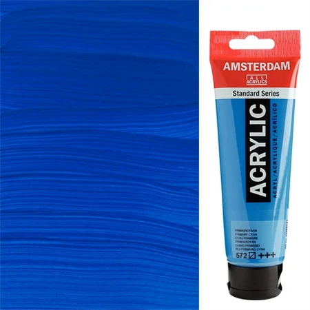 Akrilfesték AMSTERDAM 120ml 572 primary cyan