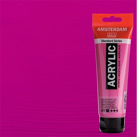 Akrilfesték AMSTERDAM 120ml 577 permanent red violet light