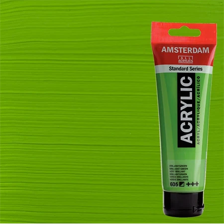 Akrilfesték AMSTERDAM 120ml 605 brilliant green