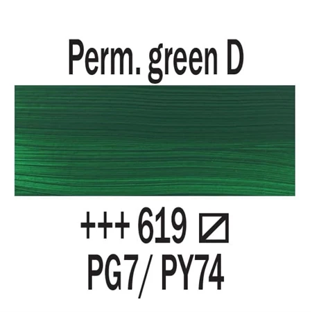 Akrilfesték AMSTERDAM 120ml 619 permanent green deep