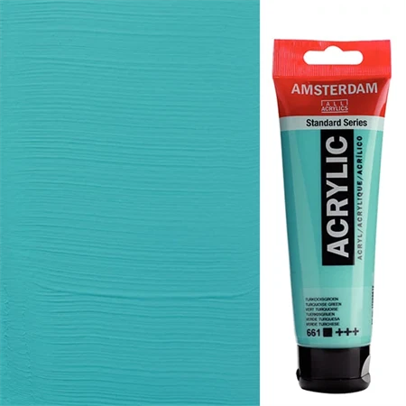 Akrilfesték AMSTERDAM 120ml 661 turquoise green