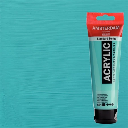 Akrilfesték AMSTERDAM 120ml 661 turquoise green
