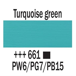 Akrilfesték AMSTERDAM 120ml 661 turquoise green