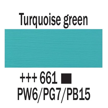 Akrilfesték AMSTERDAM 120ml 661 turquoise green