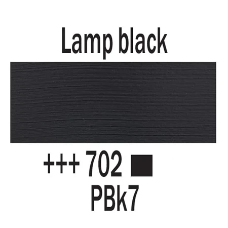 Akrilfesték AMSTERDAM 120ml  702 lamp black