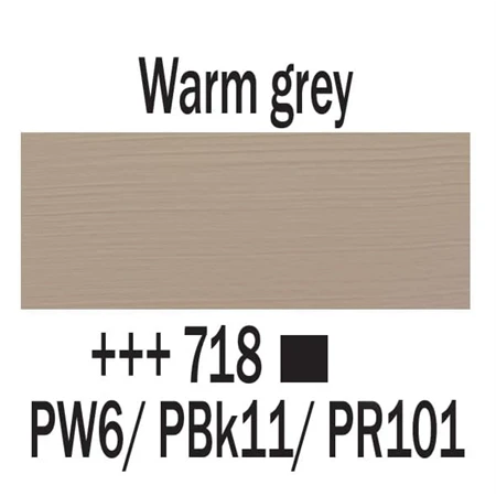 Akrilfesték AMSTERDAM 120ml 718 warm grey