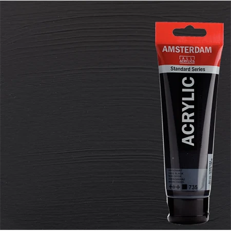 Akrilfesték AMSTERDAM 120ml 735 oxide black