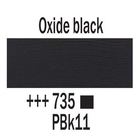 Akrilfesték AMSTERDAM 120ml 735 oxide black