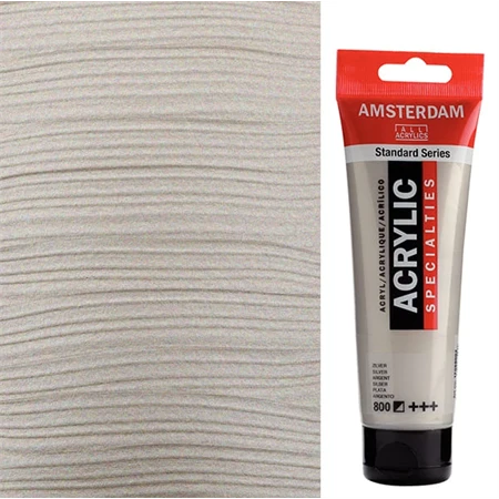 Akrilfesték AMSTERDAM 120ml 800 silver