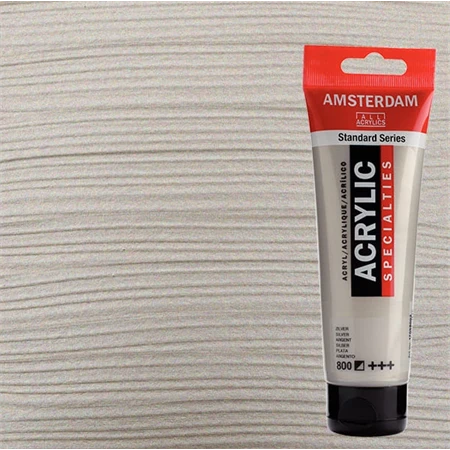Akrilfesték AMSTERDAM 120ml 800 silver