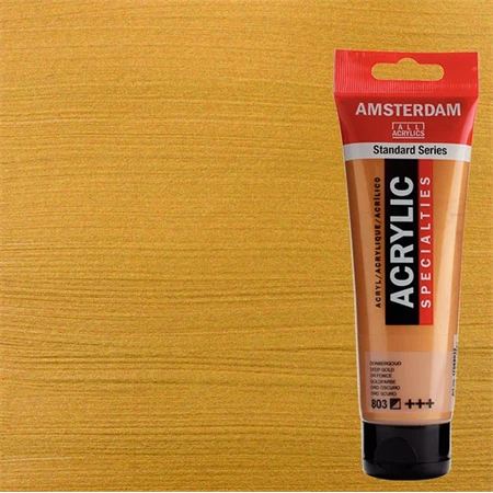 Akrilfesték AMSTERDAM 120ml 803 deep gold