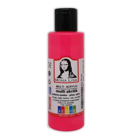 Akrilfesték Mona Lisa 70 ml neon pink