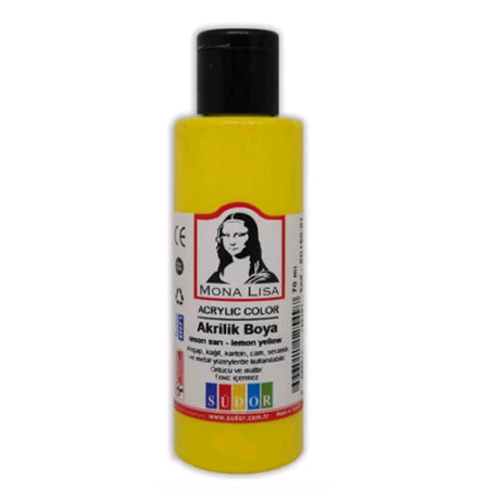 Akrilfesték Mona Lisa 70 ml sárga