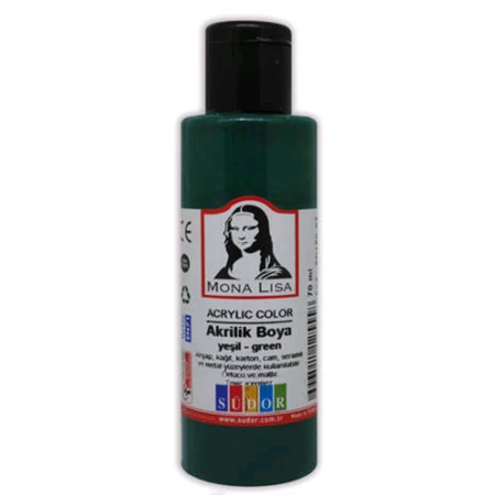 Akrilfesték Mona Lisa 70 ml sötétzöld
