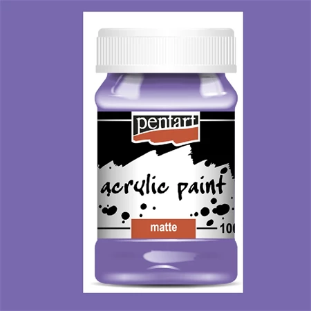 Akrilfesték PENTART 100ml matt ibolylila