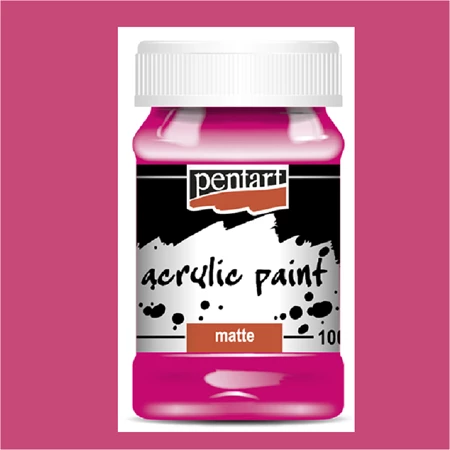 Akrilfesték PENTART 100ml matt magenta