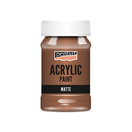 Akrilfesték PENTART 100ml matt vörösbarna agyag