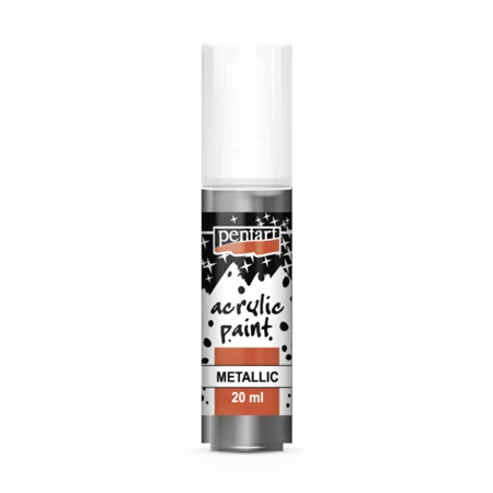 Akrilfesték PENTART 20ml metál grafit