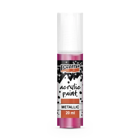 Akrilfesték PENTART 20ml metál magenta