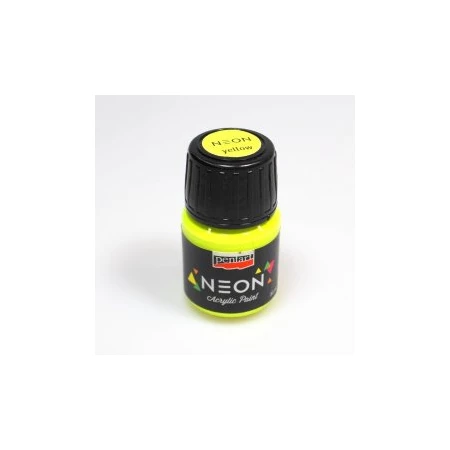 Akrilfesték PENTART 30ml neon, sárga