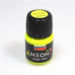 Akrilfesték PENTART 30ml neon, sárga