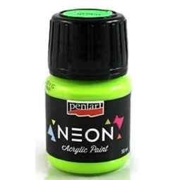 Akrilfesték PENTART 30ml neon, zöld