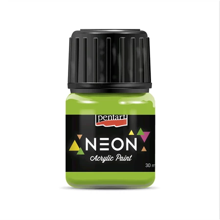 Akrilfesték PENTART 30ml neon, zöld