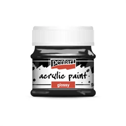 Akrilfesték PENTART 50ml fényes fekete