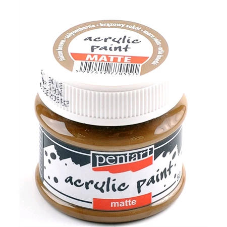 Akrilfesték PENTART 50ml matt sólyombarna