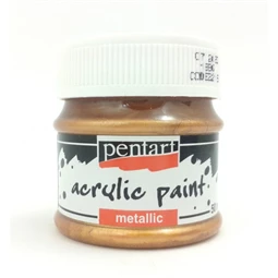 Akrilfesték PENTART 50ml metál csillogó bronz