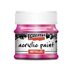 Akrilfesték PENTART 50ml metál magenta