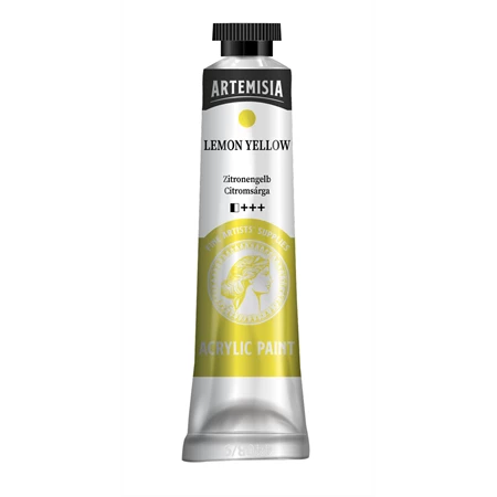 Akrilfesték PENTART ARTEMISIA művészfesték 120ml citromsárga
