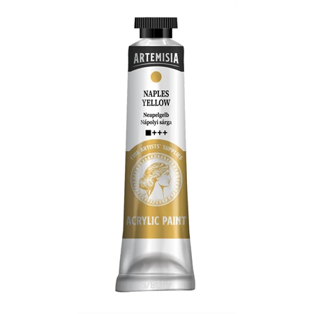 Akrilfesték PENTART ARTEMISIA művészfesték 120ml nápolyi sárga