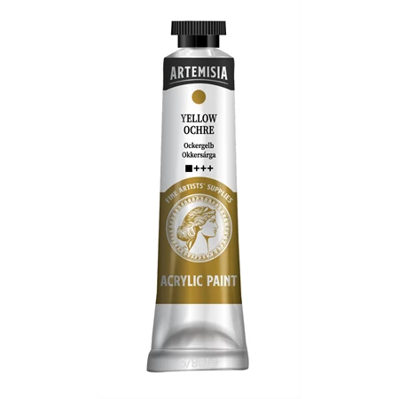 Akrilfesték PENTART ARTEMISIA művészfesték 120ml okkersárga