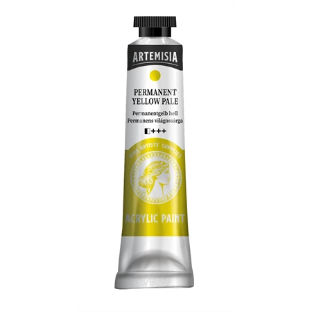 Akrilfesték PENTART ARTEMISIA művészfesték 120ml permanens világossárga