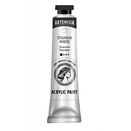Akrilfesték PENTART ARTEMISIA művészfesték 120ml titánfehér