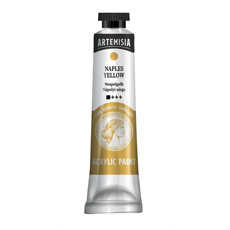 Akrilfesték PENTART ARTEMISIA művészfesték 20ml nápolyi sárga