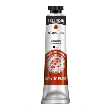 Akrilfesték PENTART ARTEMISIA művészfesték 20ml narancsvörös
