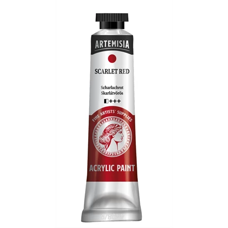 Akrilfesték PENTART ARTEMISIA művészfesték 20ml skarlátvörös