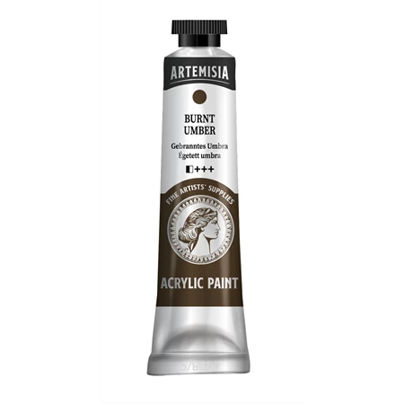 Akrilfesték PENTART ARTEMISIA művészfesték 40ml égetett umbra