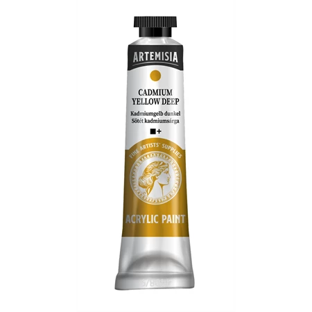 Akrilfesték PENTART ARTEMISIA művészfesték 40ml sötét kadmiumsárga