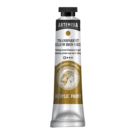 Akrilfesték PENTART ARTEMISIA művészfesték 40ml transzparens vas-oxid sárga