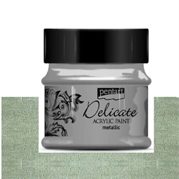 Akrilfesték PENTART Delicate metál 50ml antikezüst